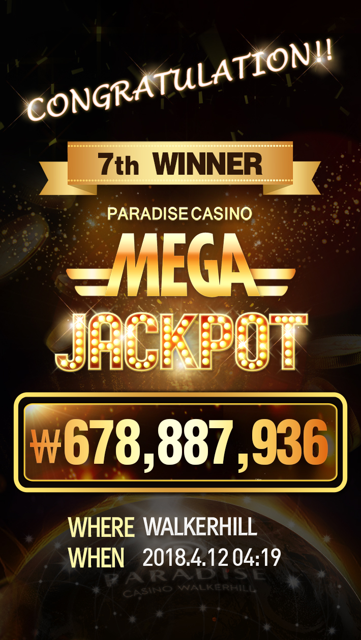 MEGA JACKPOT 7th WINNER