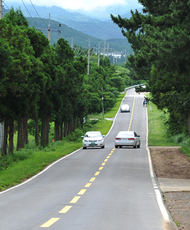 神秘の道路