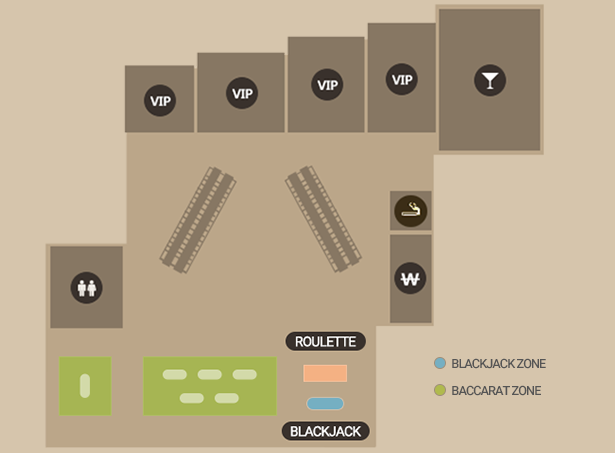 PARADISE CASINO BUSAN FLOOR MAP2 floor